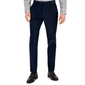 Tommy Hilfiger Drew Men's Navy Cotton Corduroy Pants Sz 42Wx30L